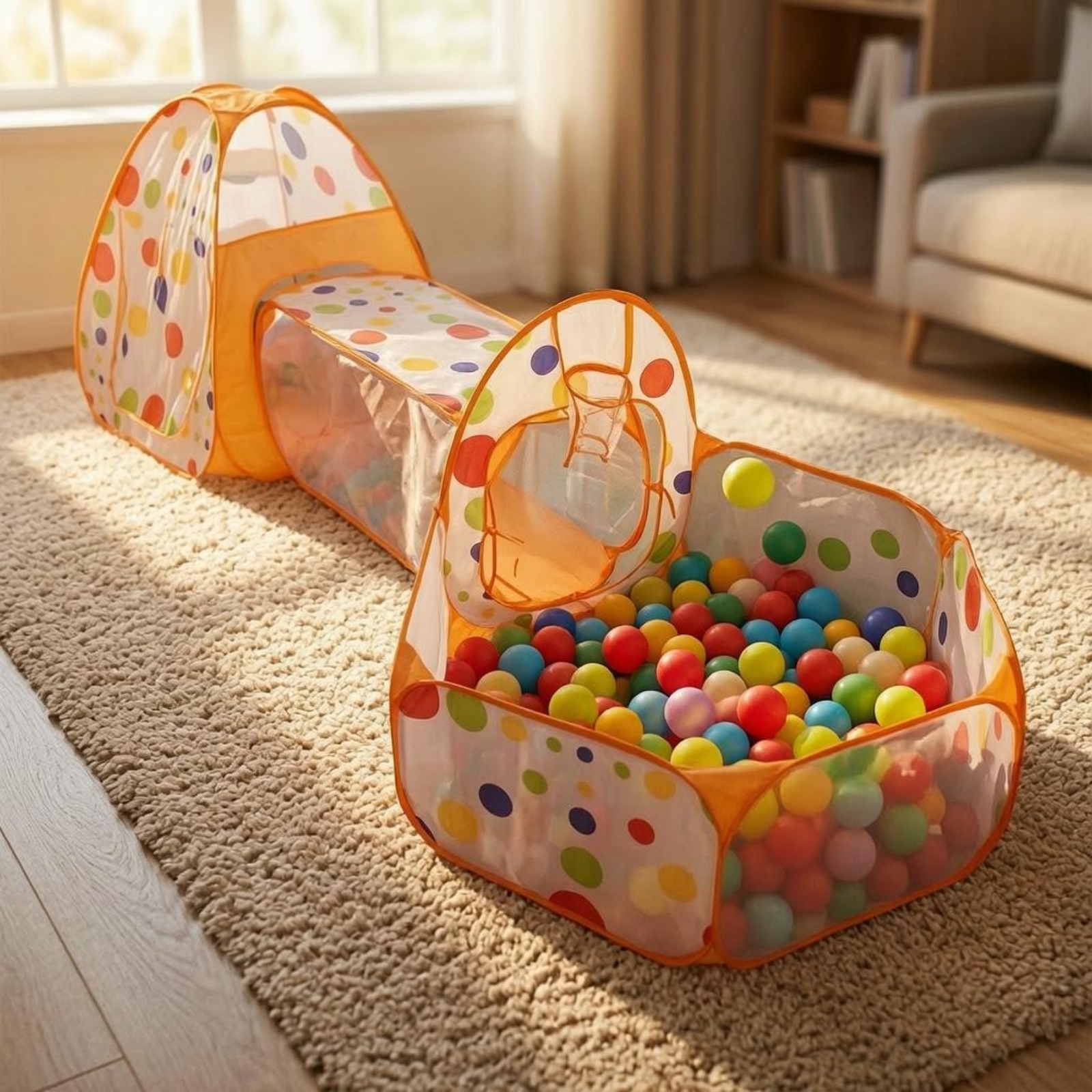3 Pieces 3 in 1 Play Tent Set  - Play Kids Outdoor ulasan dan harga