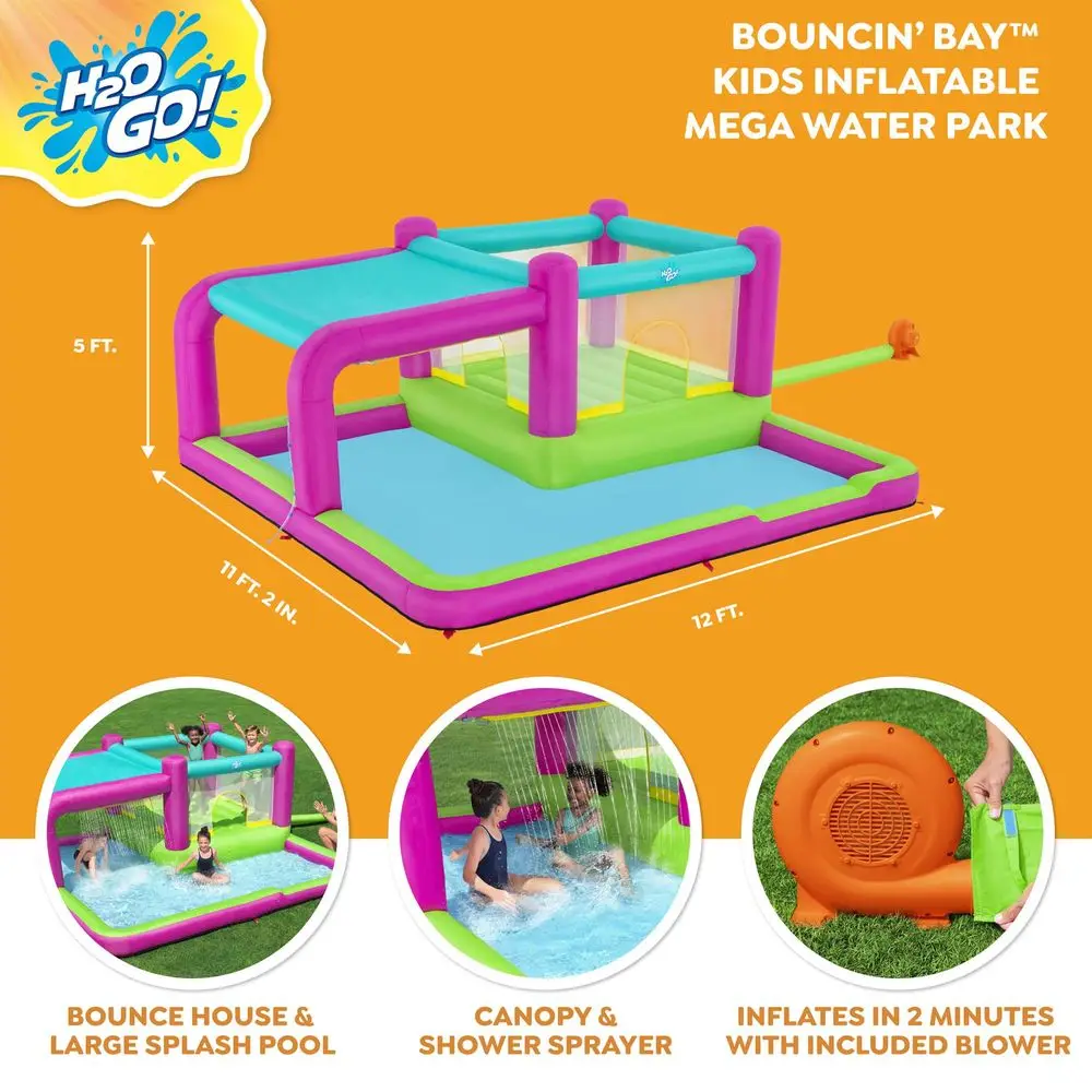 H2OGO Bouncin Bay Kids Inflata - Play Kids Outdoor ulasan dan harga