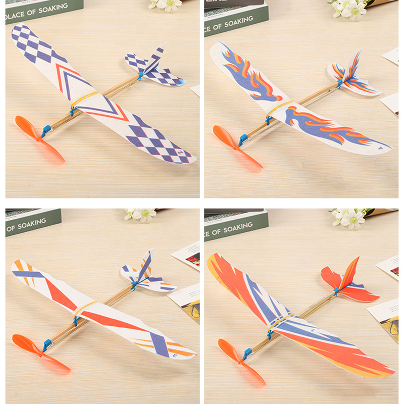 5/10Pcs Rubber Band Powered Ai - Kids Outdoor Kit ulasan dan harga