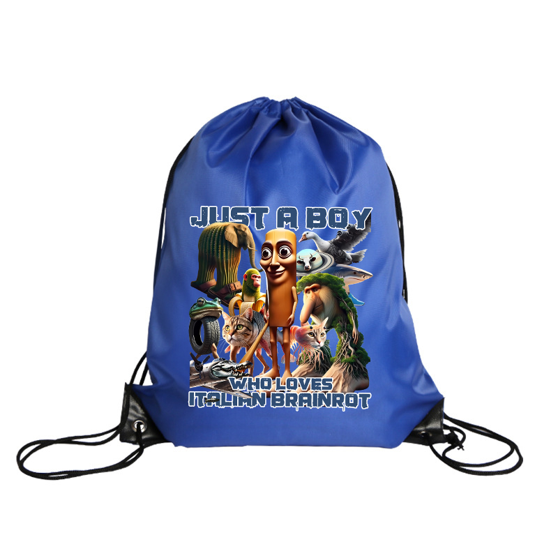 Tralalero Tralala Drawstring B - Kids Outdoor Backpack ulasan dan harga