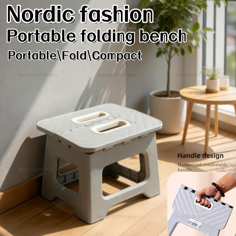 Outdoor Folding Stool Thickene - Kids Outdoor Chair Plastic ulasan dan harga