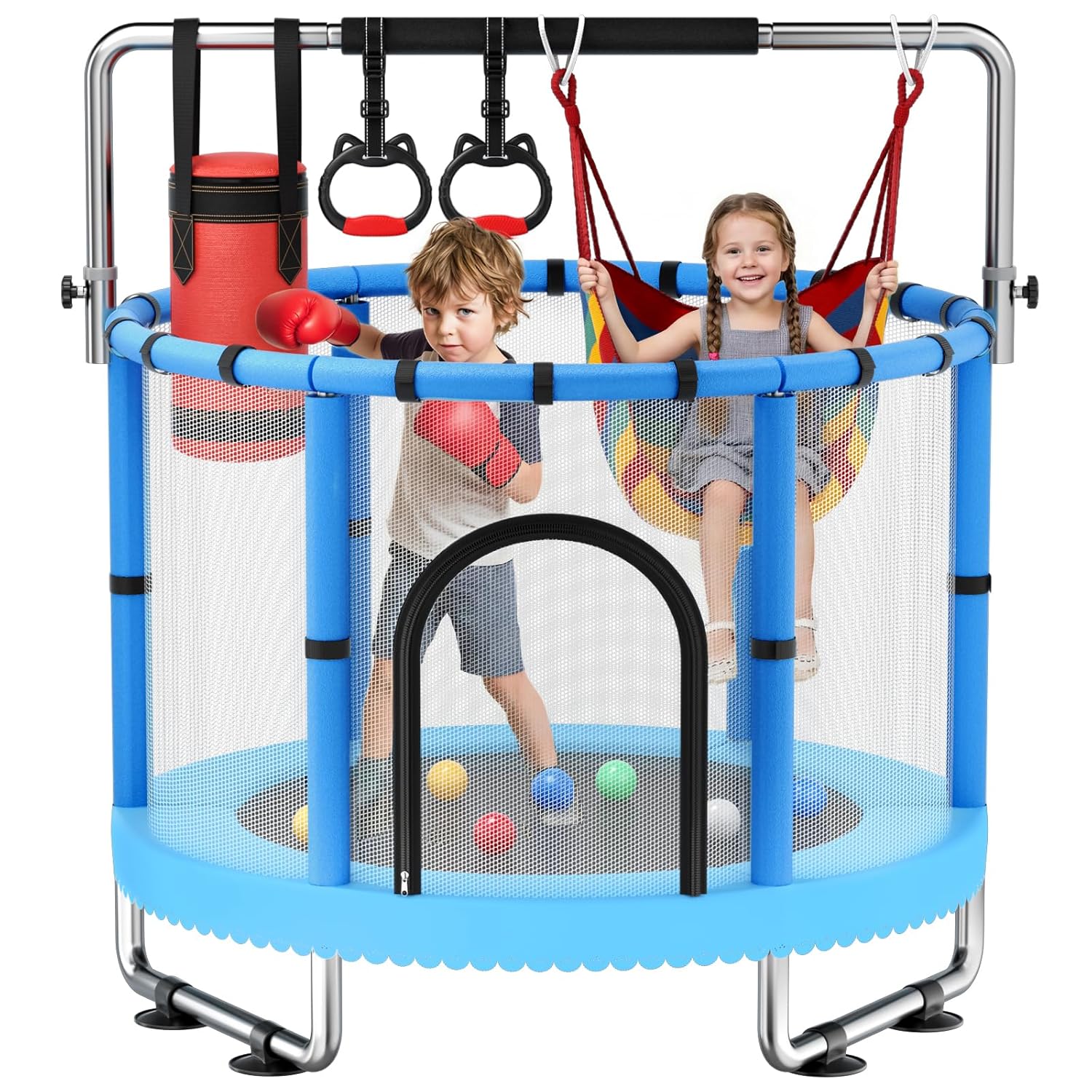 Toddler Trampoline,Trampoline  - Kids Outdoor Garden ulasan dan harga