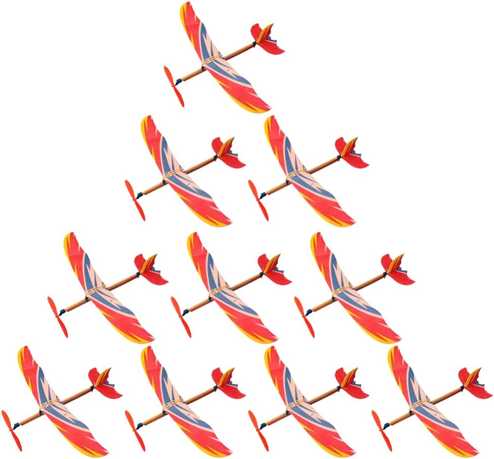 10PCS Airplane Model Rubber Ba - Kids Outdoor Kit ulasan dan harga