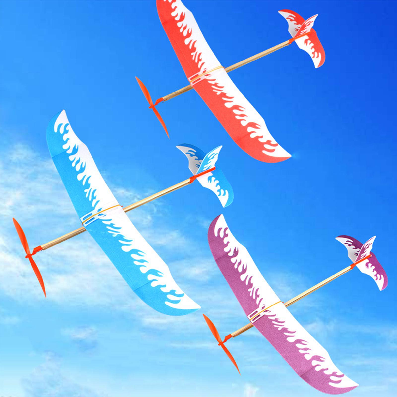 Rubber Band Airplanes Powered  - Kids Outdoor Activity Toys ulasan dan harga
