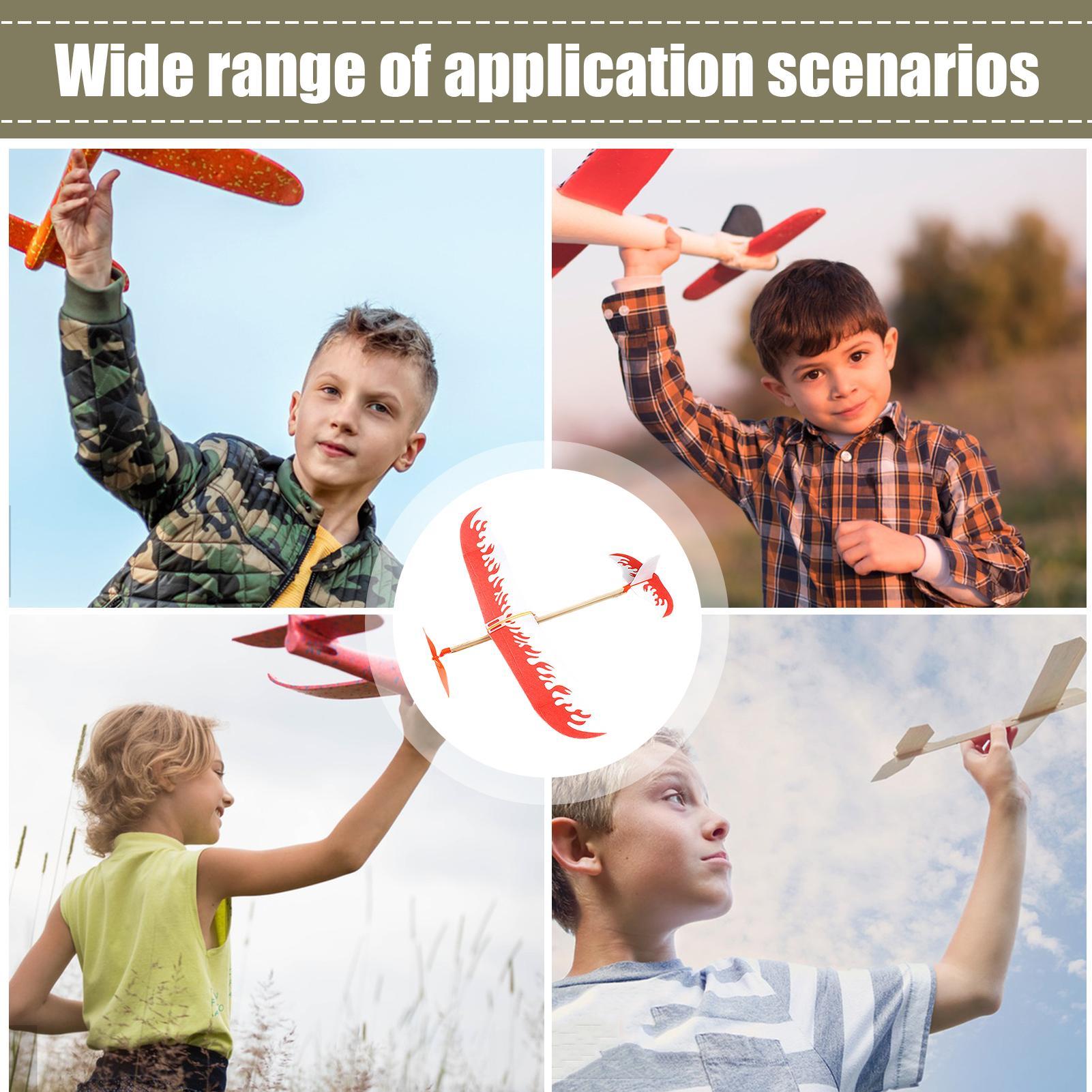 Rubber Band Airplanes Powered  - Kids Outdoor Activity Toys ulasan dan harga