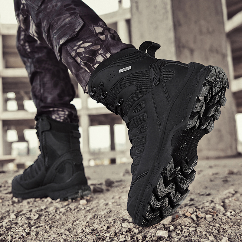 New Men Tactical Boots Militar - Kids Outdoor Climbing ulasan dan harga