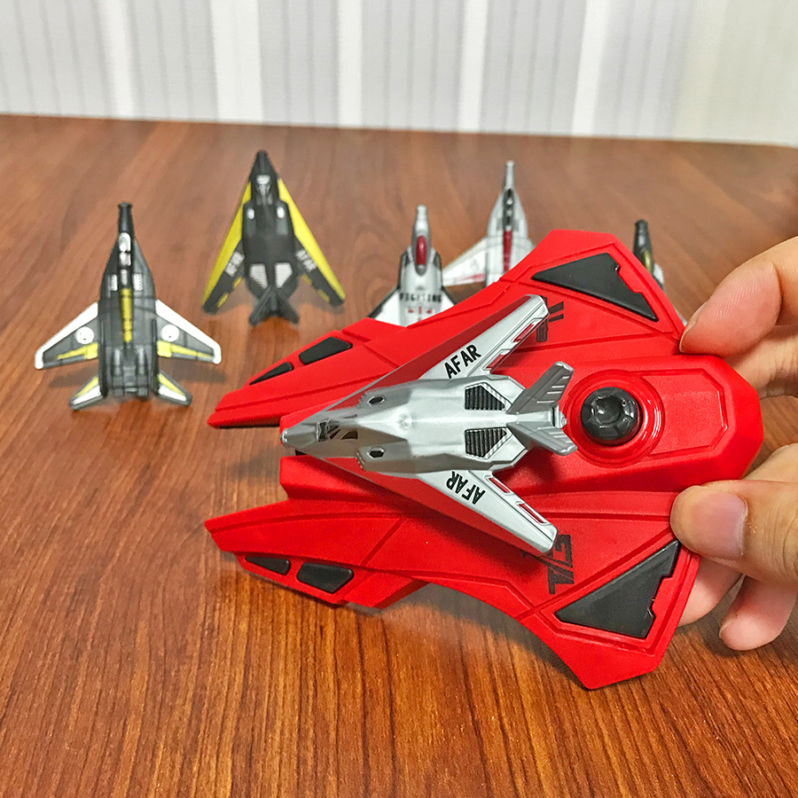 6pcs Fighter Plane Red Launche - Play Kids Outdoor ulasan dan harga