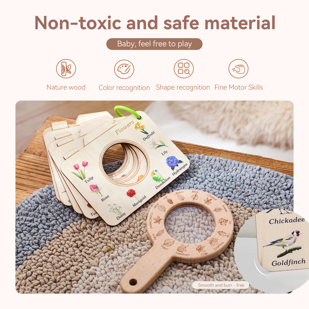 Wooden Magnifying Glass and Ca - Kids Outdoor Kit ulasan dan harga