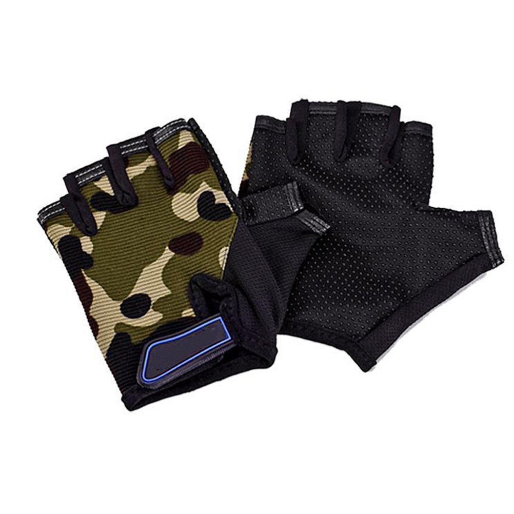 1Pair Kids Cycling Gloves Half - Kids Outdoor Climbing ulasan dan harga