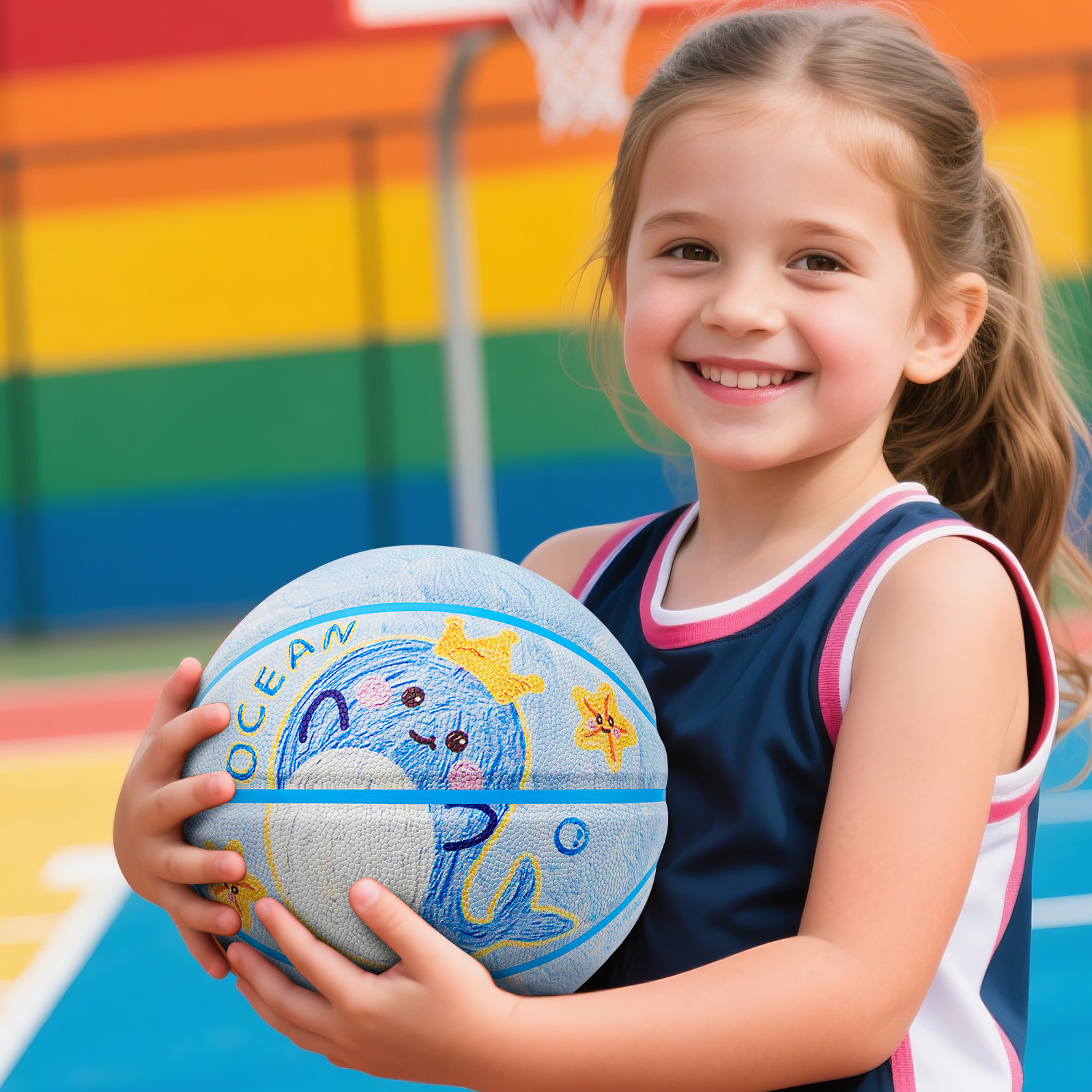 Kuangmi Whale Children's Baske - Play Kids Outdoor ulasan dan harga