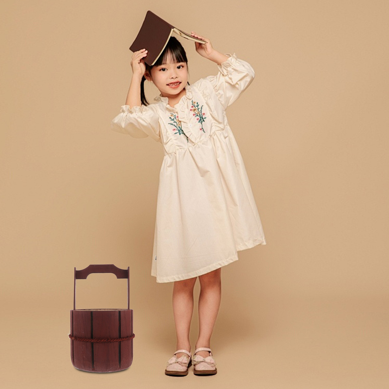 Wooden Bucket Dance Prop for C - Kids Outdoor Garden ulasan dan harga