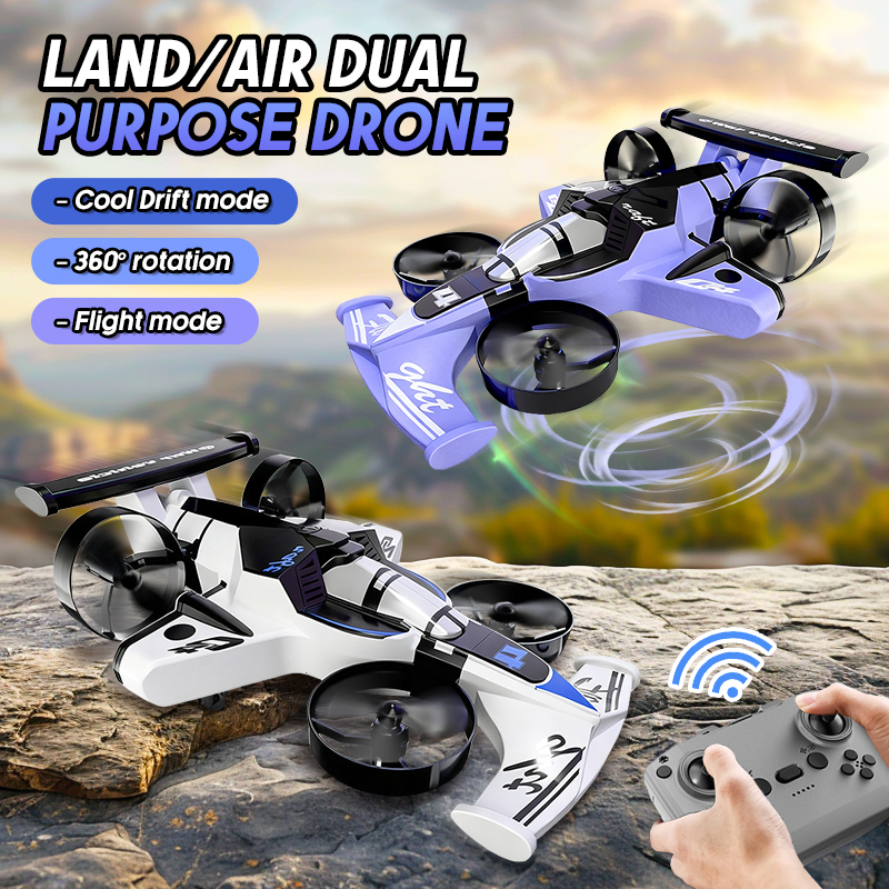 2in1 Mini Drone Air-Ground Fly - Kids Outdoor Activity Toys ulasan dan harga