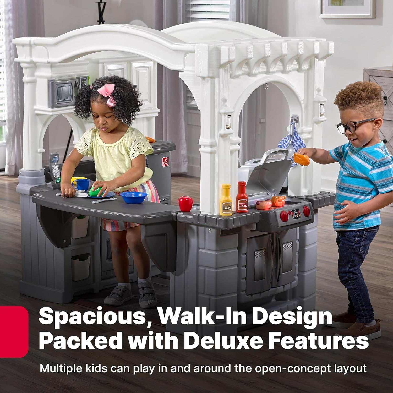 Grand Walk-in Kitchen & Grill  - Kids Outdoor House With Kitchen ulasan dan harga