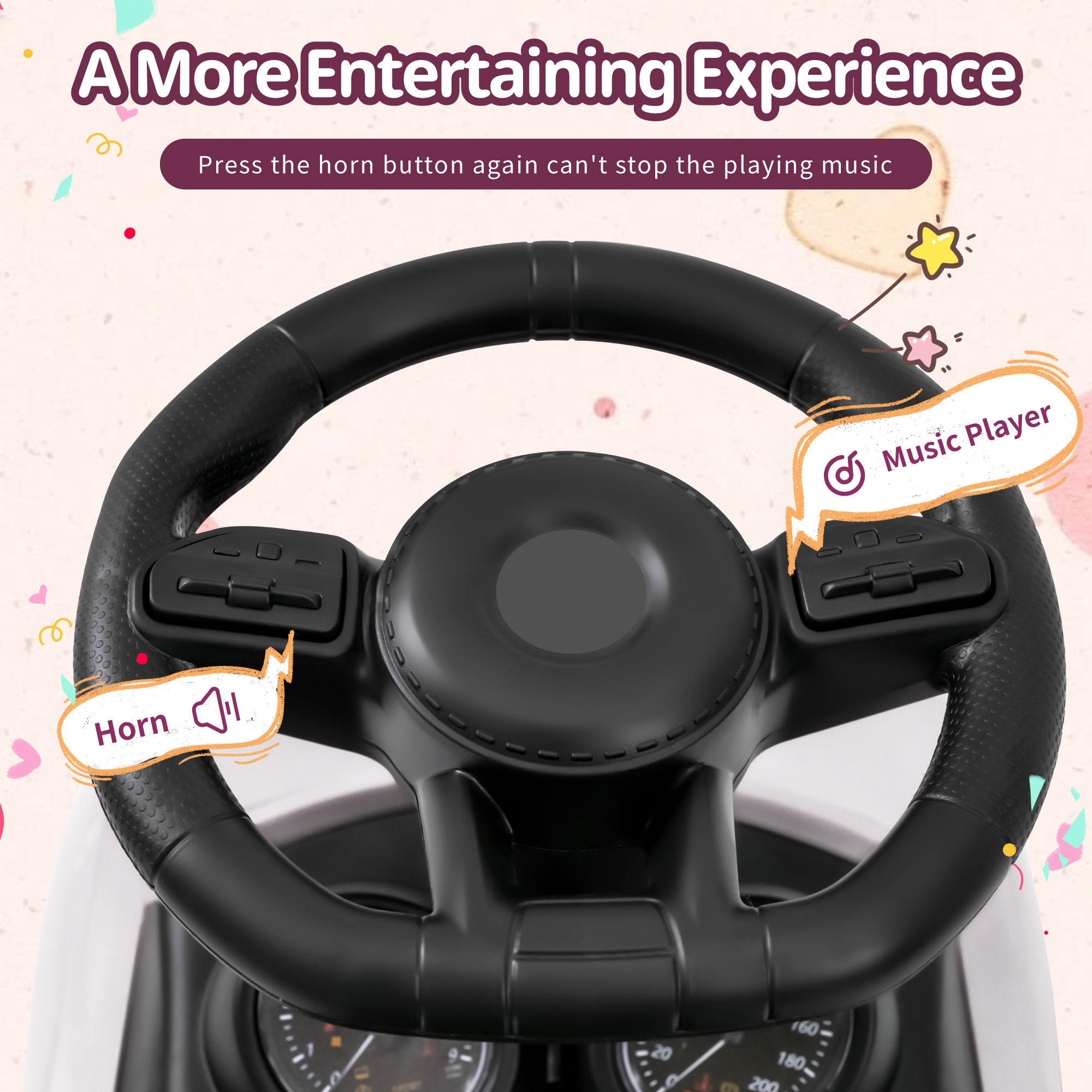 Kids Push Car for Toddlers, Li - Ride On Toy Car ulasan dan harga