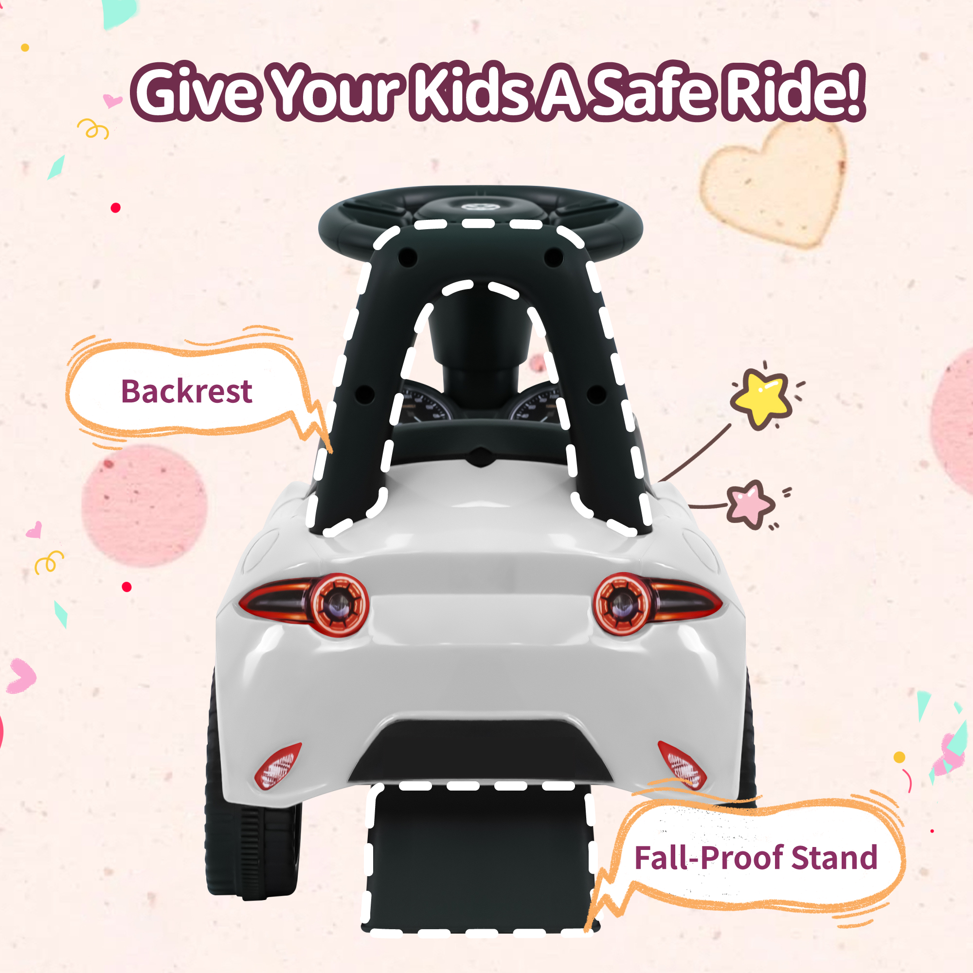 Kids Push Car for Toddlers, Li - Ride On Toy Car ulasan dan harga