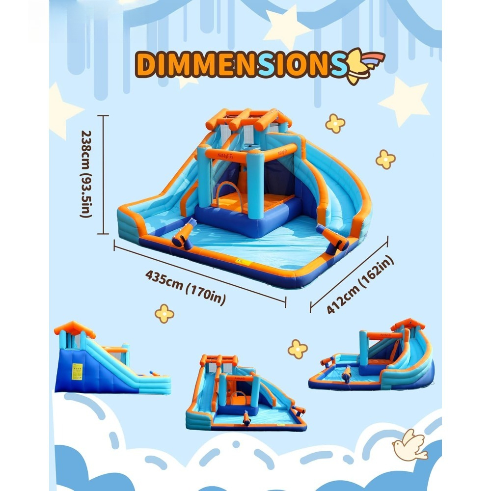Large Water Slide Bounce House - Play Kids Outdoor ulasan dan harga