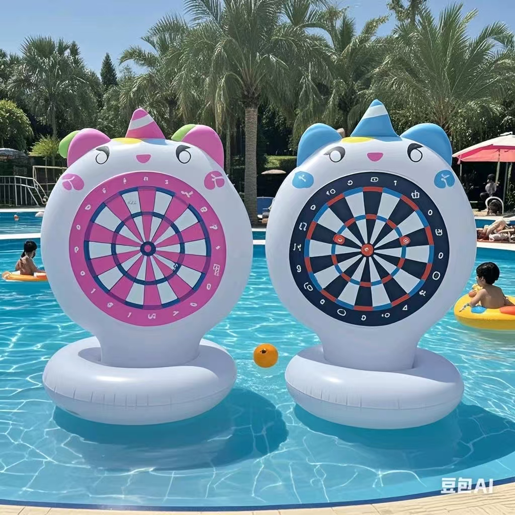 Inflatable Unicorn Throwing Ga - Kids Outdoor Garden ulasan dan harga