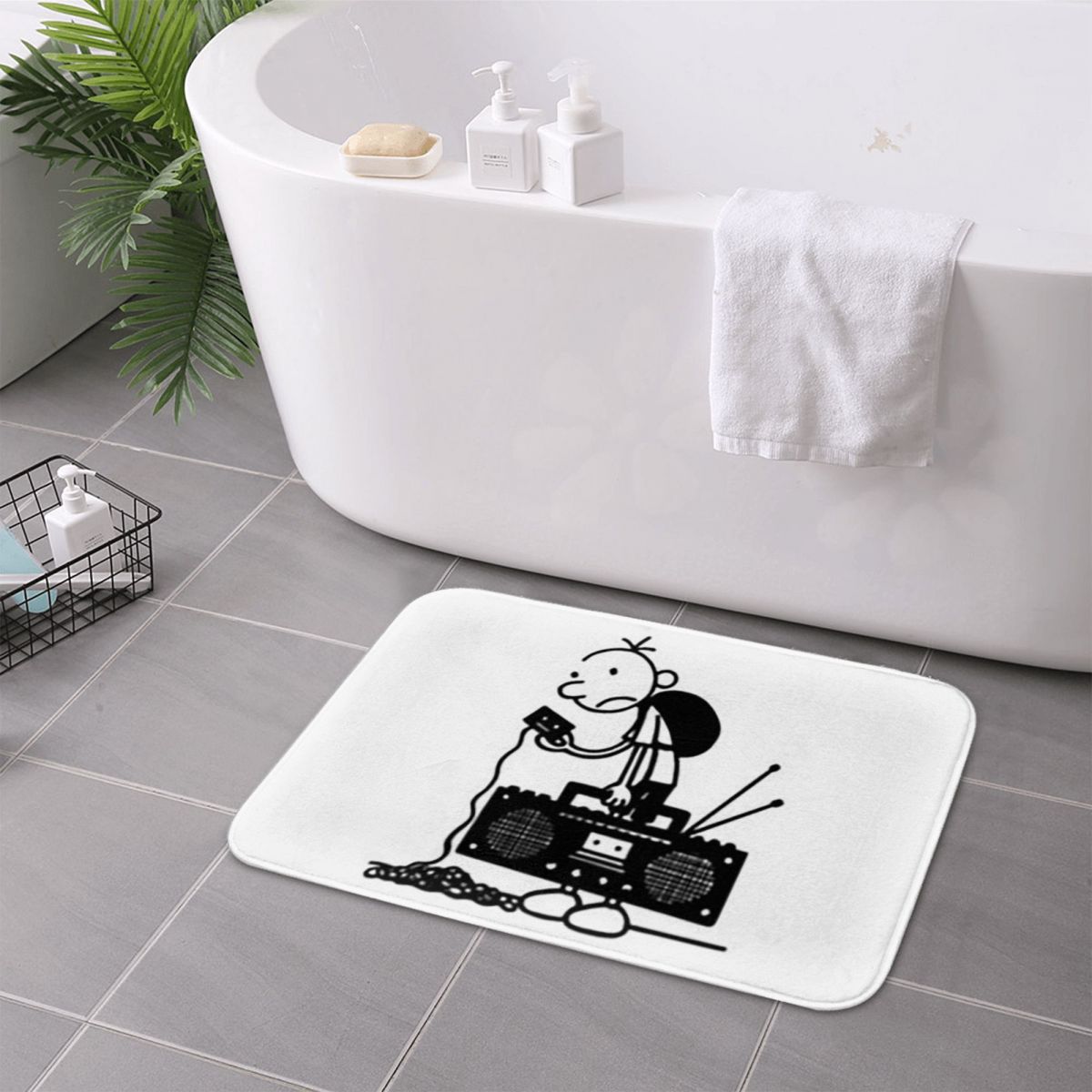 Diary Of A Wimpy Kid Old Schoo - Kids Outdoor Mat Waterproof ulasan dan harga