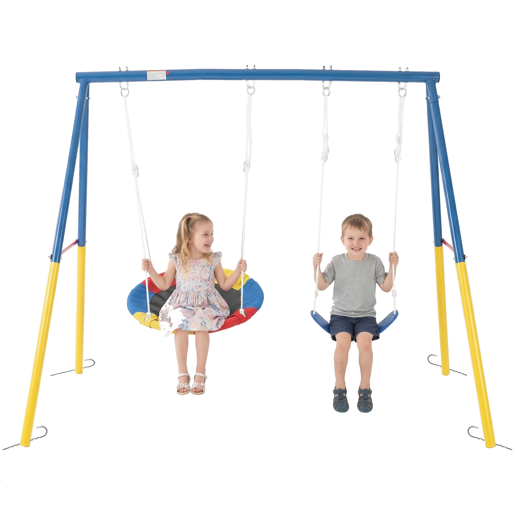 Outdoor Swing Set with Backyar - Kids Outdoor Activity Toys ulasan dan harga