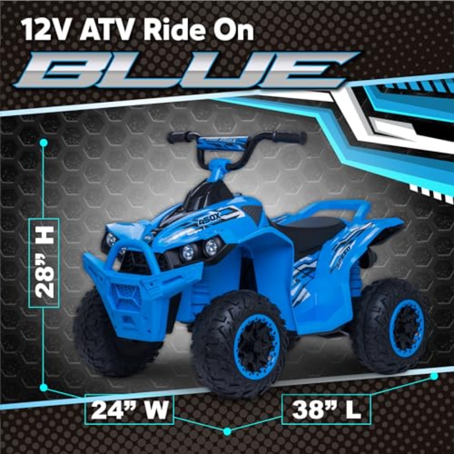 Kid Trax 12V Electric ATV - Bo - Kids Electric Quad Outdoor Toys ulasan dan harga
