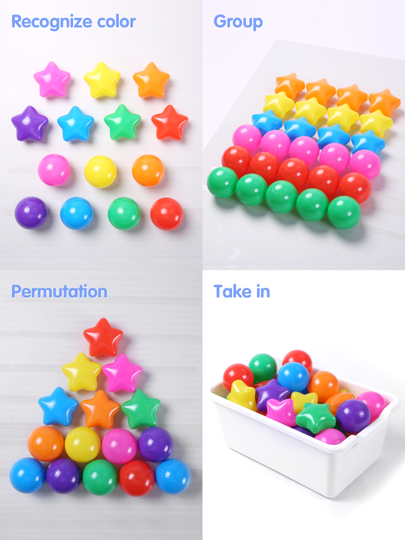 Crush Proof Ball Pit Ball Pack - Kids Outdoor Fence ulasan dan harga
